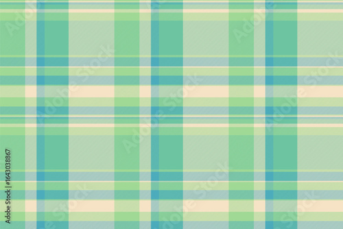 Africa fabric pattern plaid, purchase textile texture vector. Linen seamless check background tartan in light and mint colors.