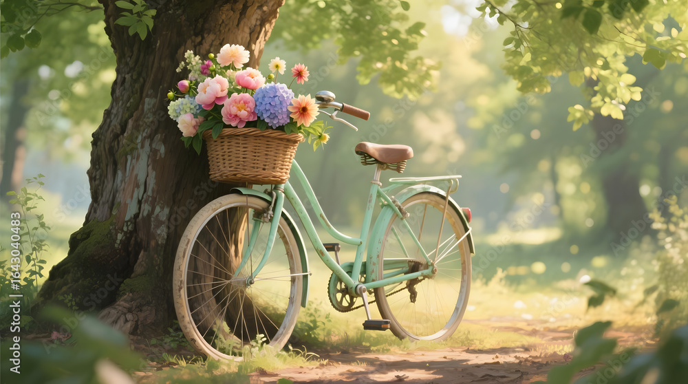 Fototapeta premium bicycle in the park