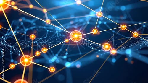 abstract network background