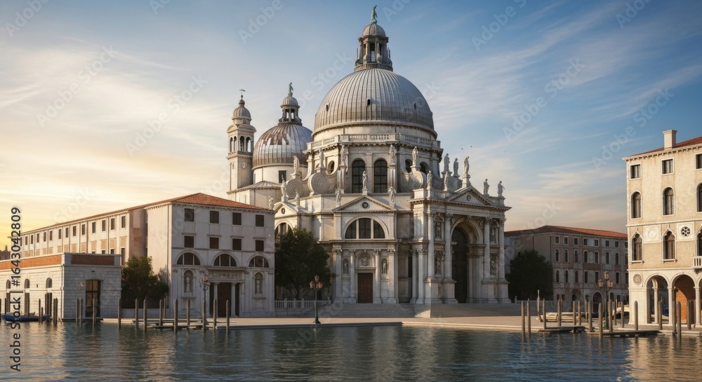 Fototapeta premium Santa maria della salute church in venice italy
