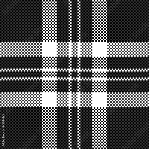 Fotografie Stylish monochrome plaid pattern