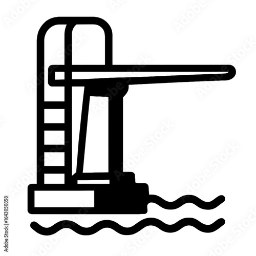 Classic Diving Board for Swimming Pools and Summer Activities