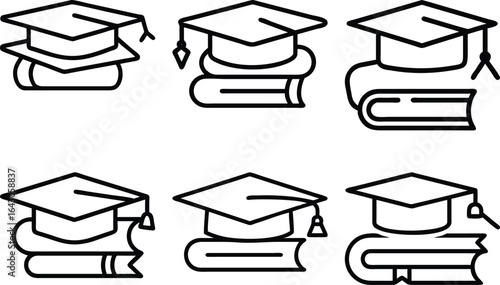 Graduation Cap Books Education Knowledge Success Learning Achievement