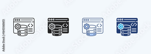 Backend Multiple Style Icon Collection