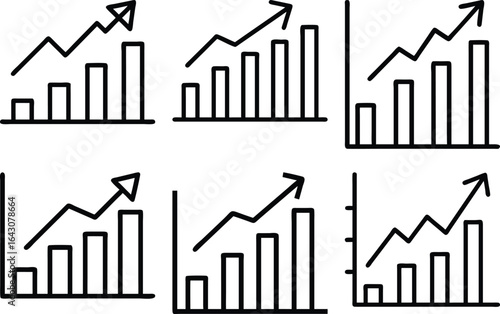 Growth Charts Success Business Progress Report Statistics Data