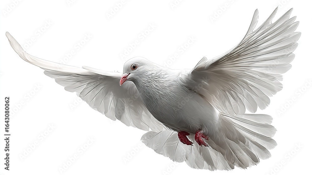 Fototapeta premium white bird