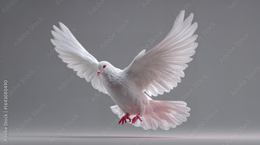 Obraz premium white bird