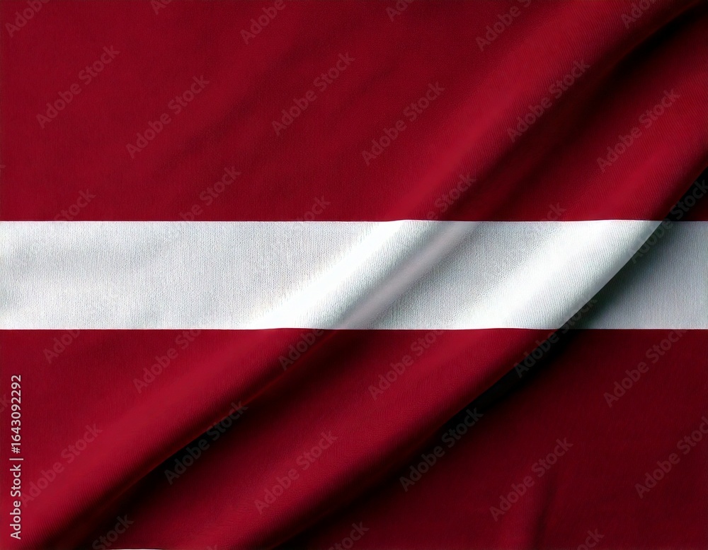 Obraz premium national flag of Latvia in the original size,colours and proportions