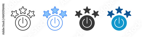 Review Icon Set Multiple Style Collection