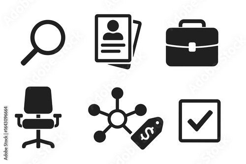 Discovering job opportunities with resumes, networking, and professional tools in a modern workspace