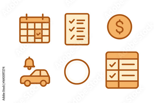 Visual representation of task management tools for efficient daily planning and organization