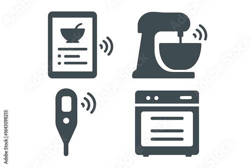 Kitchen technology tools facilitate smart cooking and food preparation for modern culinary enthusiasts in a digital age
