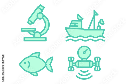 Exploring marine biology with instruments, vessels, and robotics for underwater research activities