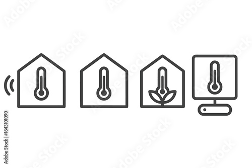 Monitoring temperature changes in a smart home environment using sensors and technology for improved climate control