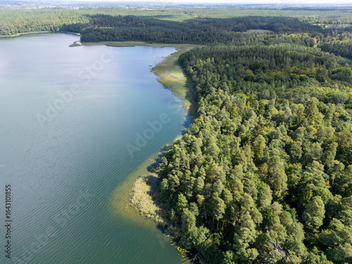 Fototapeta Naklejka Na Ścianę i Meble -  Jezioro Majcz Wielki, Mazury, Polska