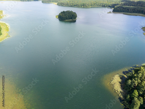 Fototapeta Naklejka Na Ścianę i Meble -  Jezioro Majcz Wielki, Mazury, Polska