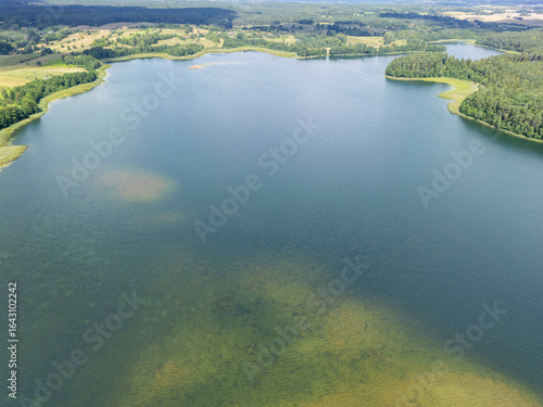Fototapeta Naklejka Na Ścianę i Meble -  Jezioro Majcz Wielki, Mazury, Polska