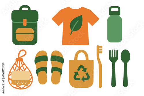Eco-friendly lifestyle products for sustainable living and environmentally conscious choices in daily activities