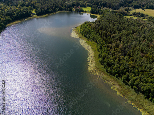 Fototapeta Naklejka Na Ścianę i Meble -  Jezioro Majcz Wielki, Mazury, Polska