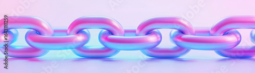 digital blockchain colorful background
