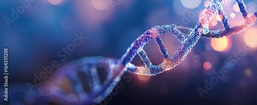 The DNA Helix Illuminating the Future of Genetic Research and Biotechnology