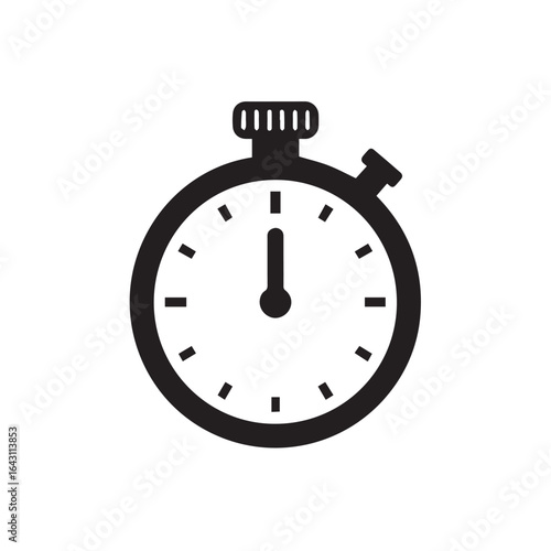 Retro alarm clock illustration with classic design elements