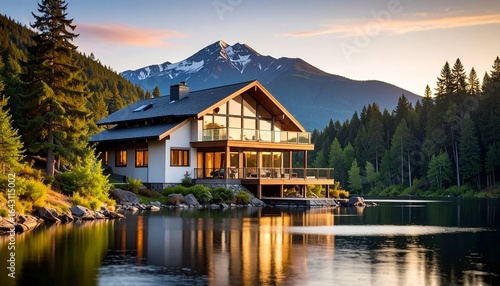 house on the lake