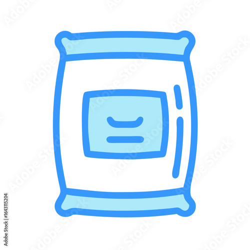 Cement bag icon design.