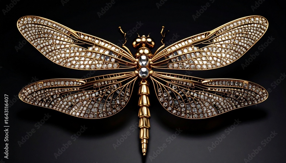 Fototapeta premium butterfly on black background