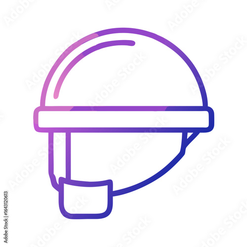 Helmet icon design.