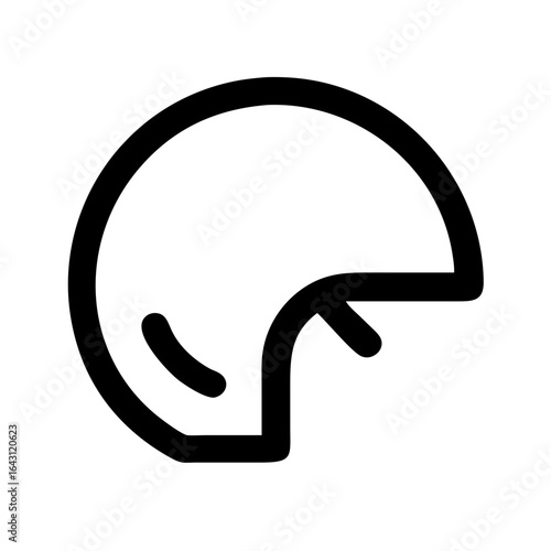 Helmet icon design.