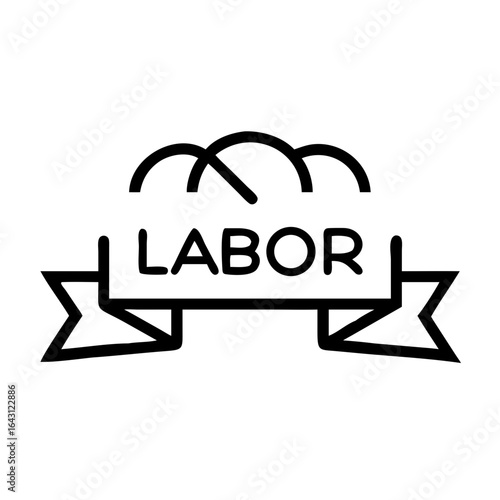 Labor honor icon design.