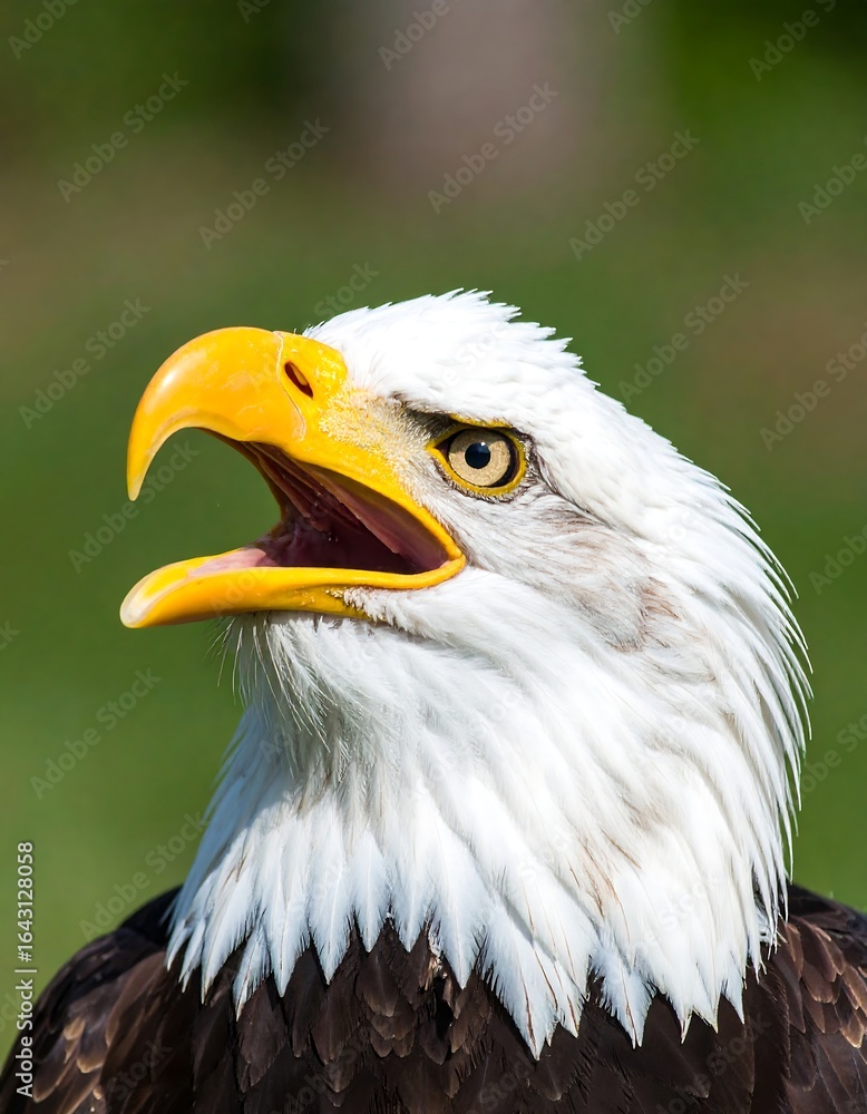 Obraz premium Bald eagle head portrait