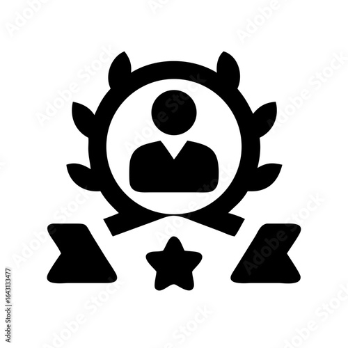 Union membership badge icon design.