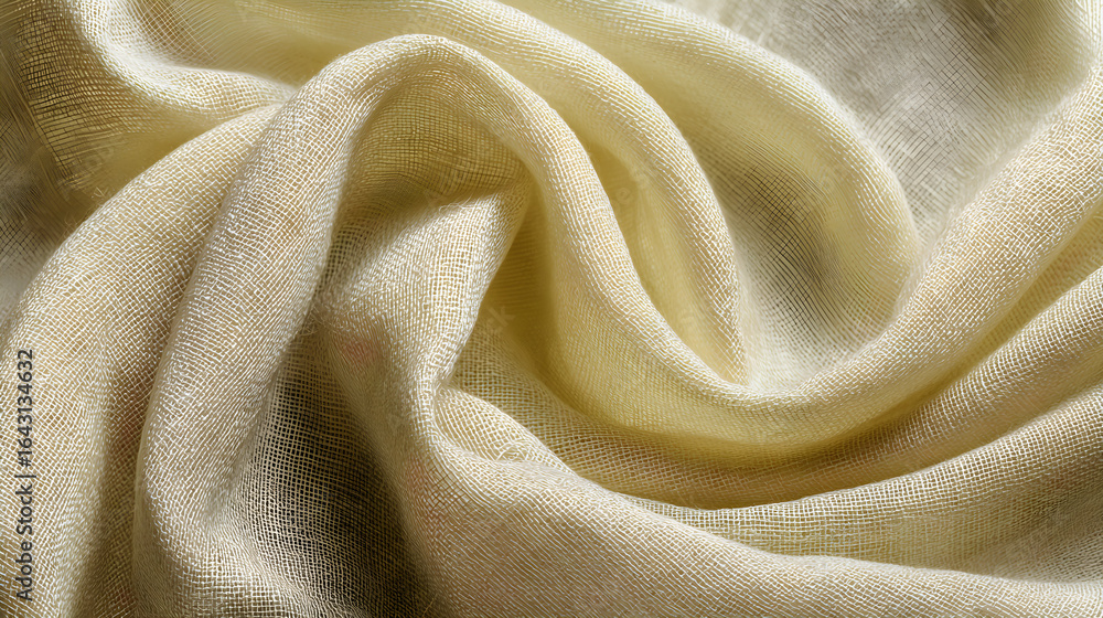 Artistic Pale stock Linen Soft Ivory Fabric high-quality Texture Yellow photo with and Drapes with soft lighting, as product mockup Artistic Pale stock Linen Soft Ivory Fabric high-quality Texture Yellow photo with and Drapes with soft lighting, as product mockup