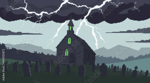 Stormy Night at the Haunted Church