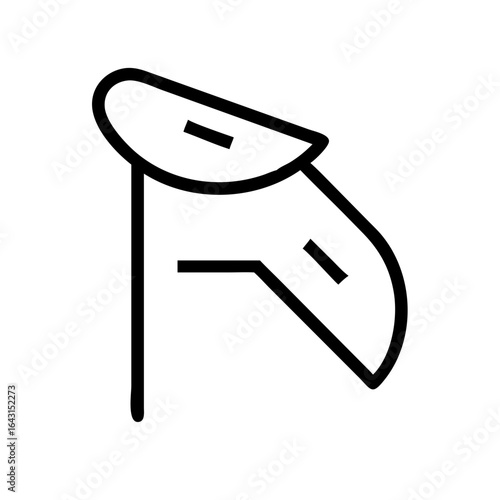 Coffin nail icon design.