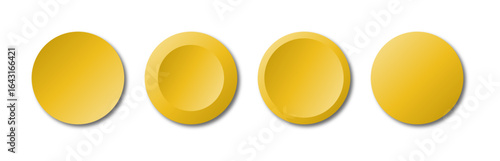 goldene Buttons