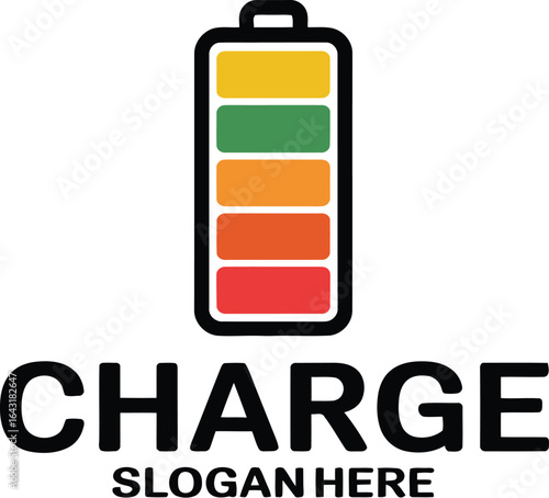 A battery charging indicator