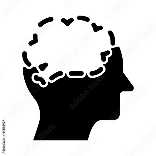 Alzheimer's Disease Mental Health Awareness Concept