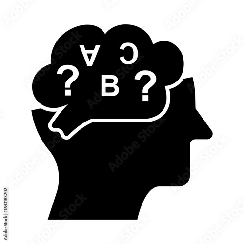 Dyslexia Mental Health Awareness Concept