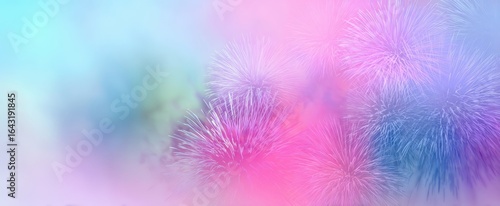 The Colorful Fireworks Display Illuminating the Night Sky with Vibrant Colors