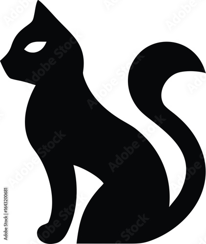 silhouette of a cat
