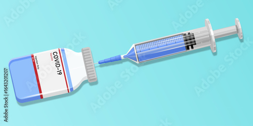 Coronavirus vaccination background