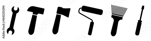 Set of tools icons