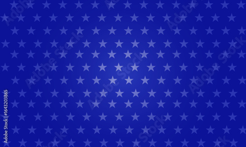 Vector Illustration of blue star background