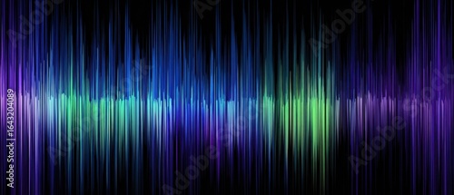 The Colorful Sound Wave Visualization with Dynamic Energy and Light Effects