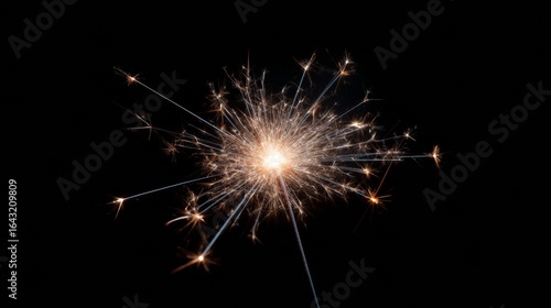 Wallpaper Mural A sparkler's dazzling burst illuminates the night sky, evoking Diwali celebrations and the whimsical enchantment of Bonfire Night Torontodigital.ca