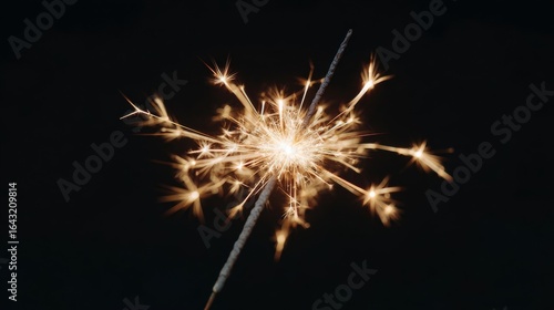 Wallpaper Mural Twinkling sparkler blazes fiercely, illuminating Diwali's nocturnal embrace and Guy Fawkes Night's fiery whispers in celestial dance Torontodigital.ca