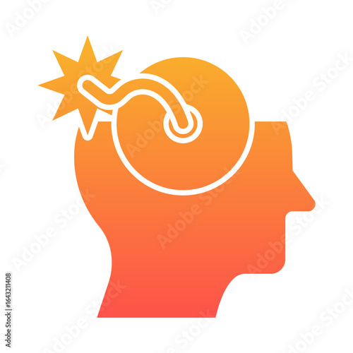 HEADACHE Mental Health Awareness Concept